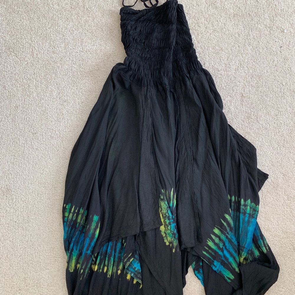 BLACK BATHING SUIT COVER UP